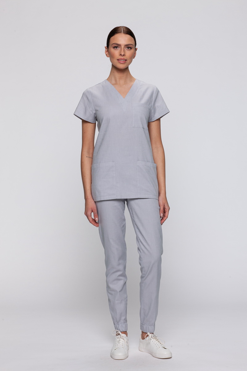 Medical pyjamas CM045 organic (top) - Image 6