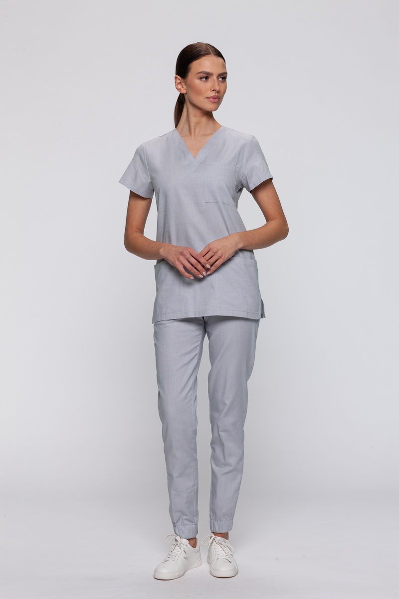 Medical pyjamas CM045 organic (top) - Image 7
