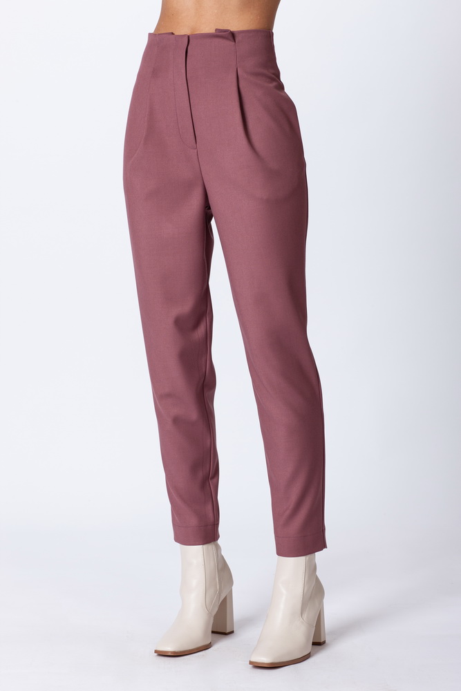 Trousers KM075 red wine
